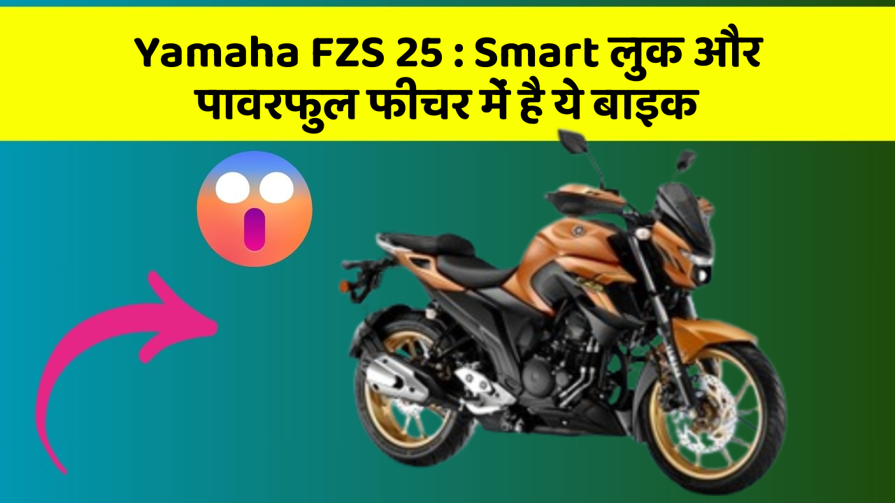 Yamaha FZS 25: Smart लुक और पावरफुल फीचर में है ये बाइक